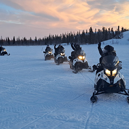Snowmobile tours