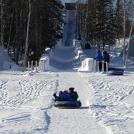 Ice sledding